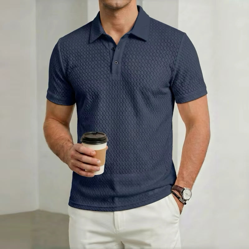 Men's Summer Casual Short Sleeve Polo Shirt