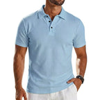 Men's Summer Lightweight Short Sleeve Polo Shirt