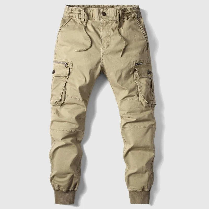 Men's Tactical Multi-Pocket Cargo Jogger Trousers