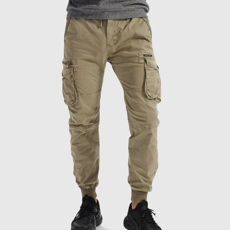 Men's Tactical Multi-Pocket Cargo Jogger Trousers