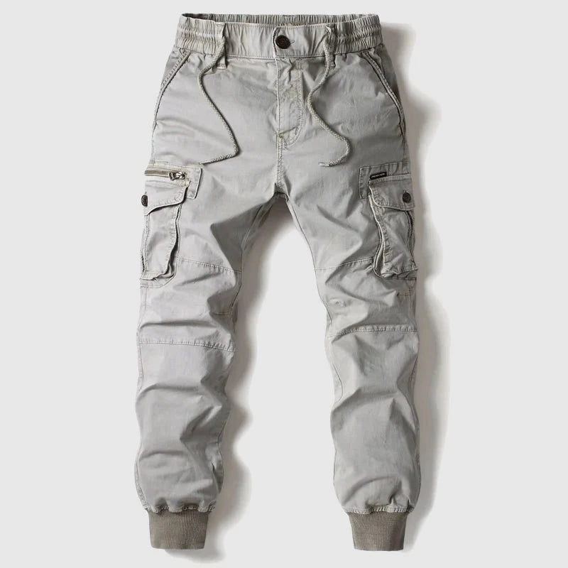 Men's Tactical Multi-Pocket Cargo Jogger Trousers