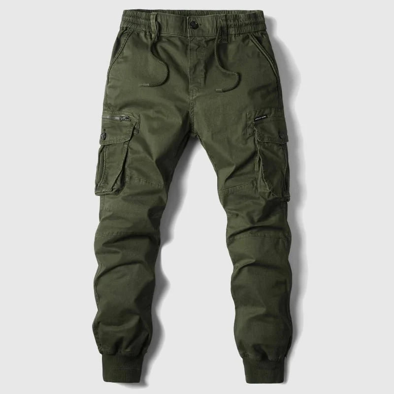 Men's Tactical Multi-Pocket Cargo Jogger Trousers