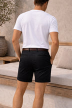 Men's Tailored Cotton Twill Summer Shorts