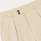 Men's Tailored Smart Slim Fit Pleated Trousers