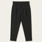 Men's Tailored Smart Slim Fit Pleated Trousers