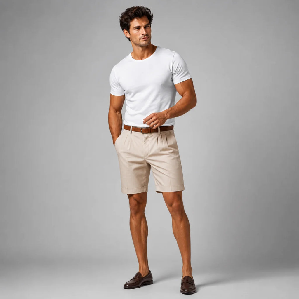 Men's Tailored Summer Linen Shorts