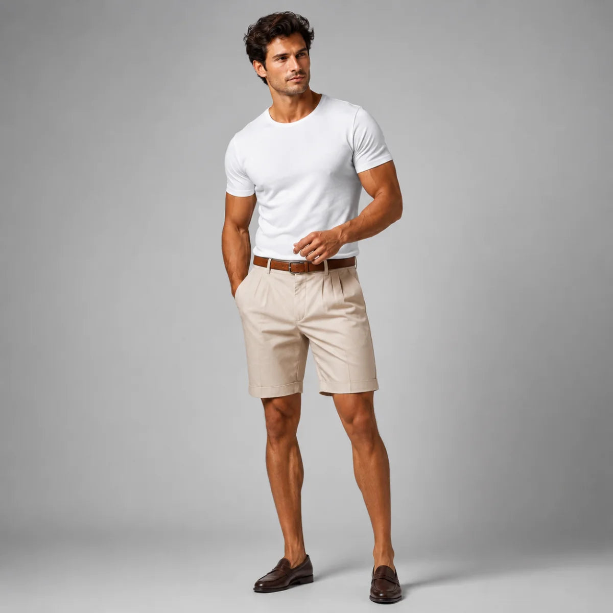 Men's Tailored Summer Linen Shorts