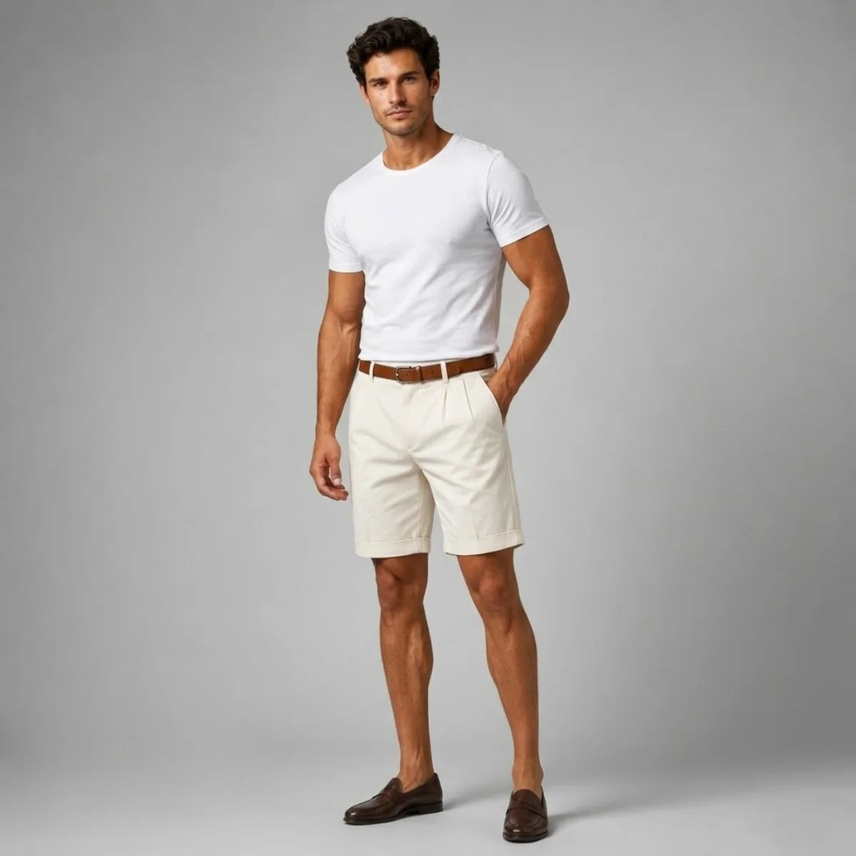 Men's Tailored Summer Linen Shorts