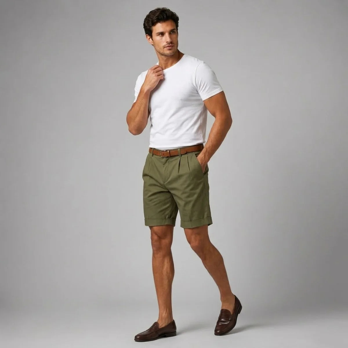 Men's Tailored Summer Linen Shorts