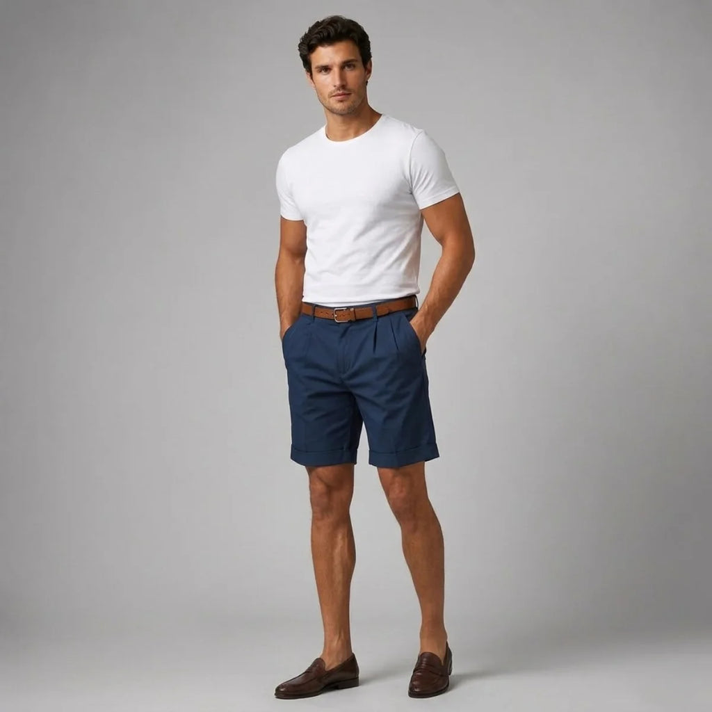 Men's Tailored Summer Linen Shorts