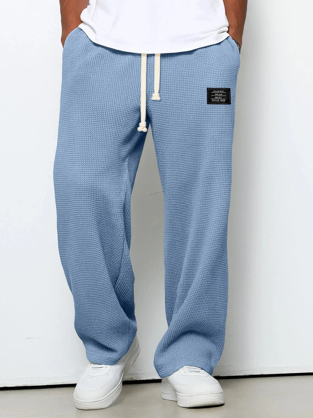 Men's Urban Wide-Leg Casual Trousers