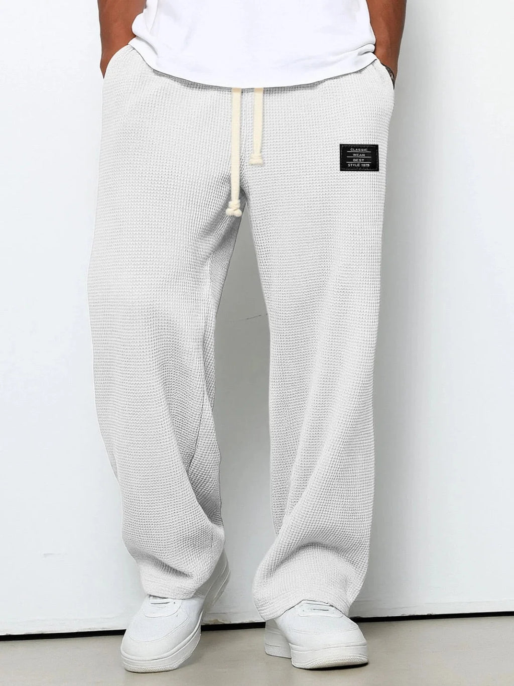 Men's Urban Wide-Leg Casual Trousers