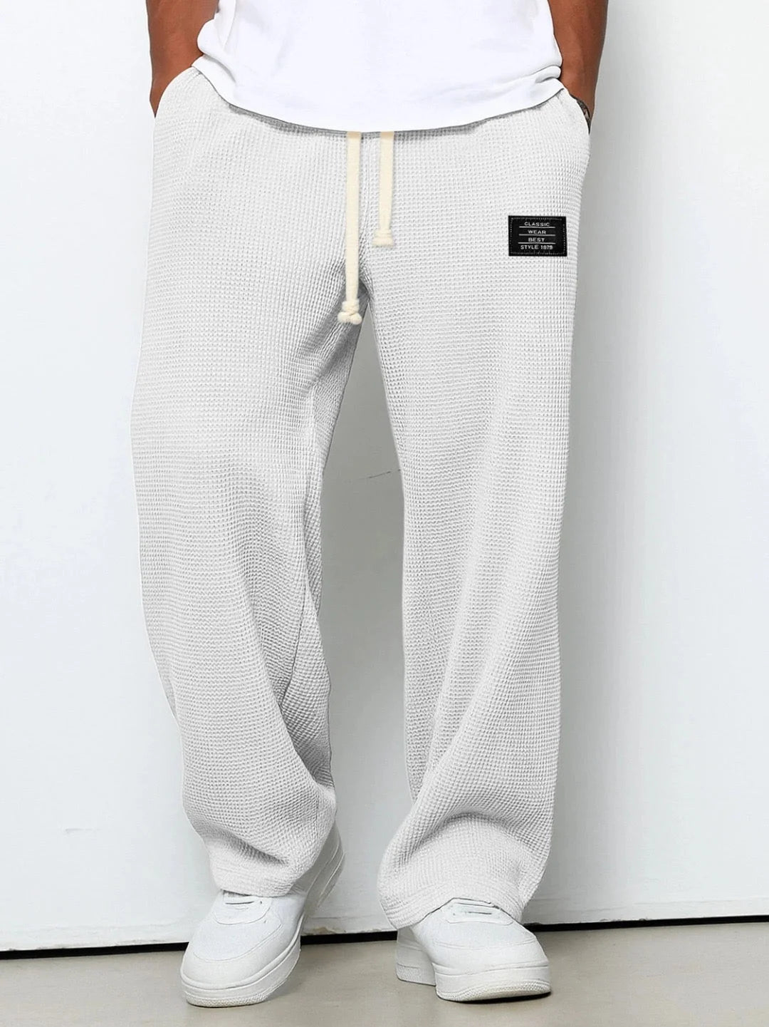 Men's Urban Wide-Leg Casual Trousers