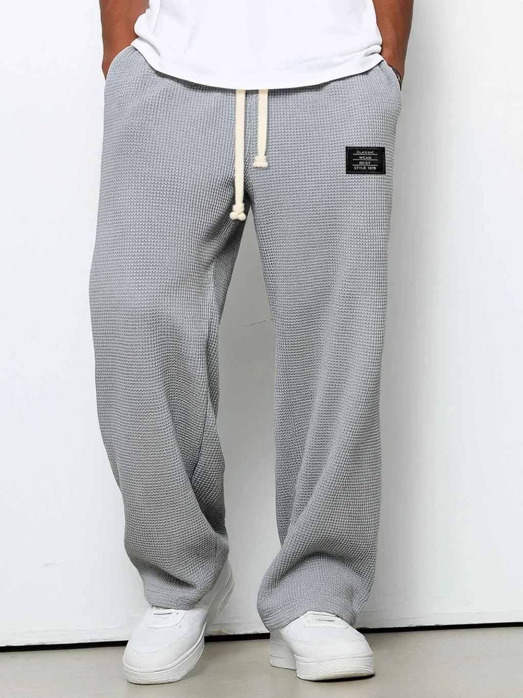 Men's Urban Wide-Leg Casual Trousers
