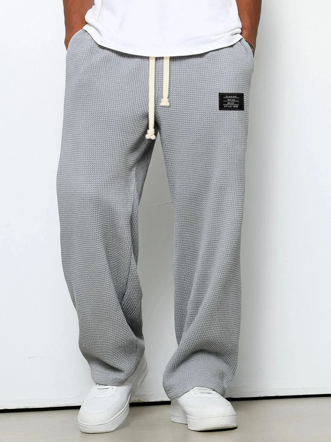 Men's Urban Wide-Leg Casual Trousers