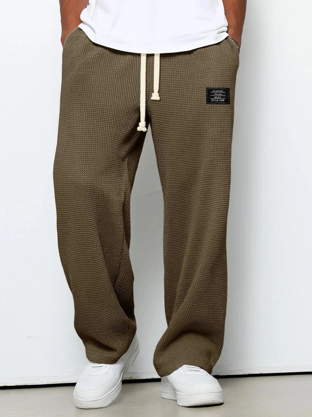 Men's Urban Wide-Leg Casual Trousers