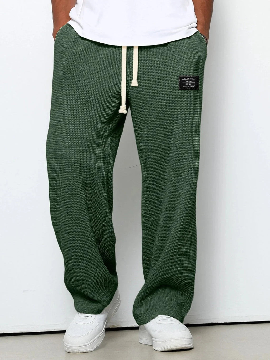 Men's Urban Wide-Leg Casual Trousers