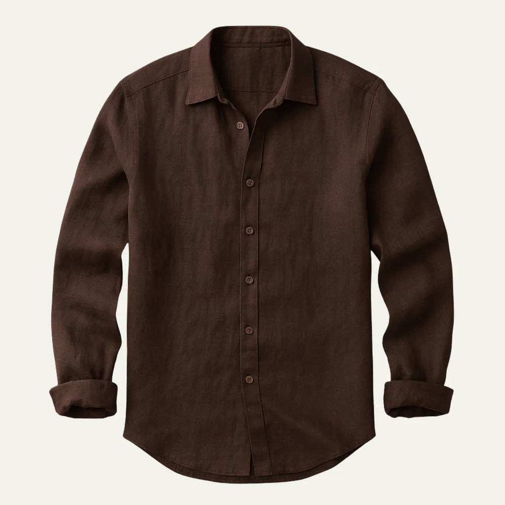 Men's Vintage Casual Linen Relaxed Shirt