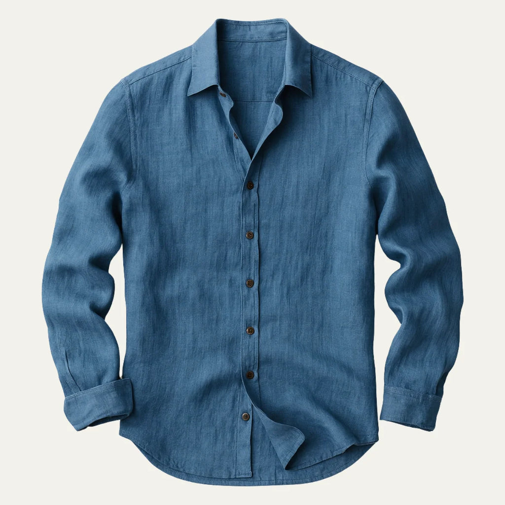 Men's Vintage Casual Linen Relaxed Shirt