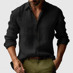 Men's Vintage Casual Linen Relaxed Shirt