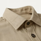 Men's Vintage Long-Sleeve Cotton Shirt