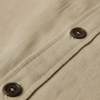 Men's Vintage Long-Sleeve Cotton Shirt