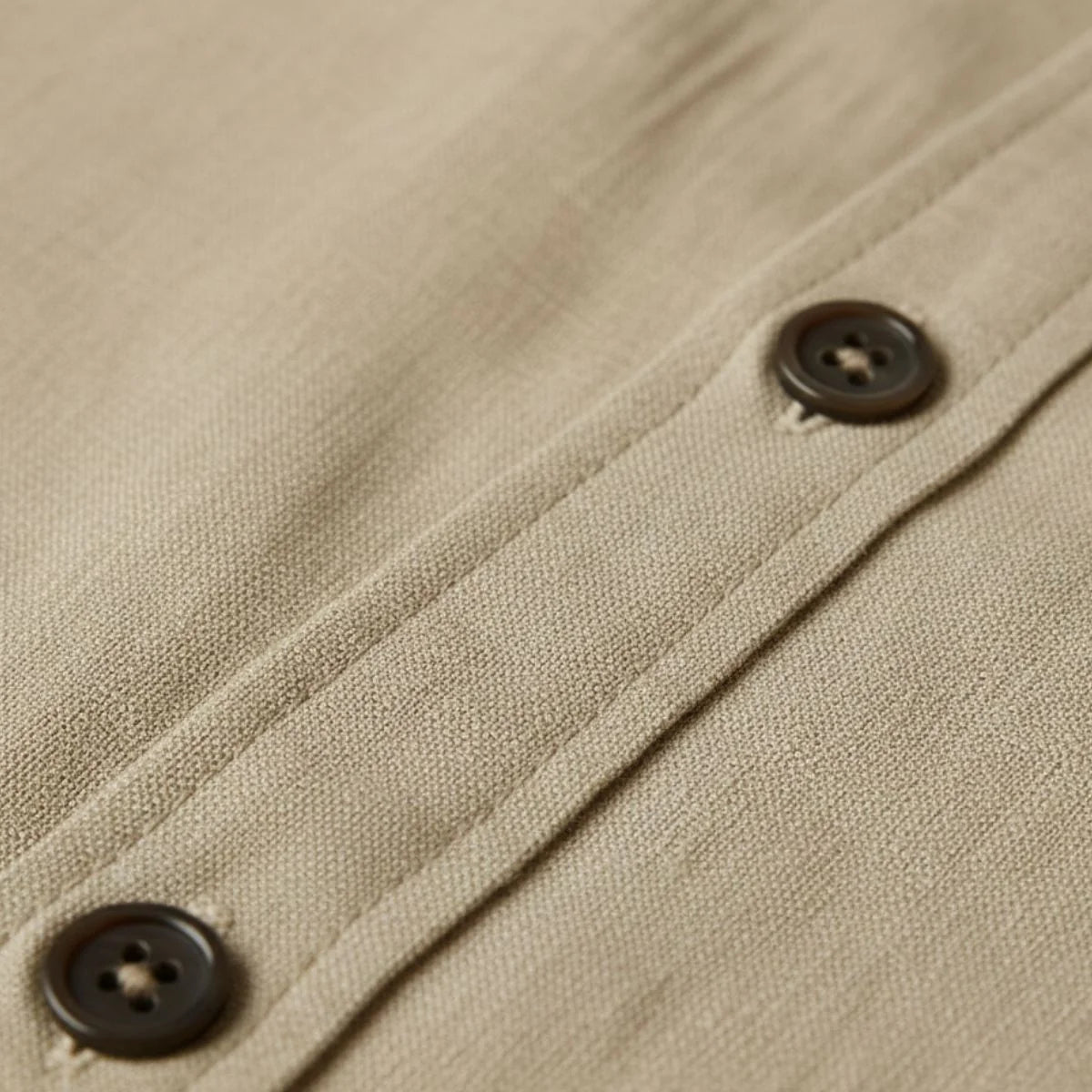 Men's Vintage Long-Sleeve Cotton Shirt