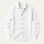 Men's Vintage Long-Sleeve Cotton Shirt