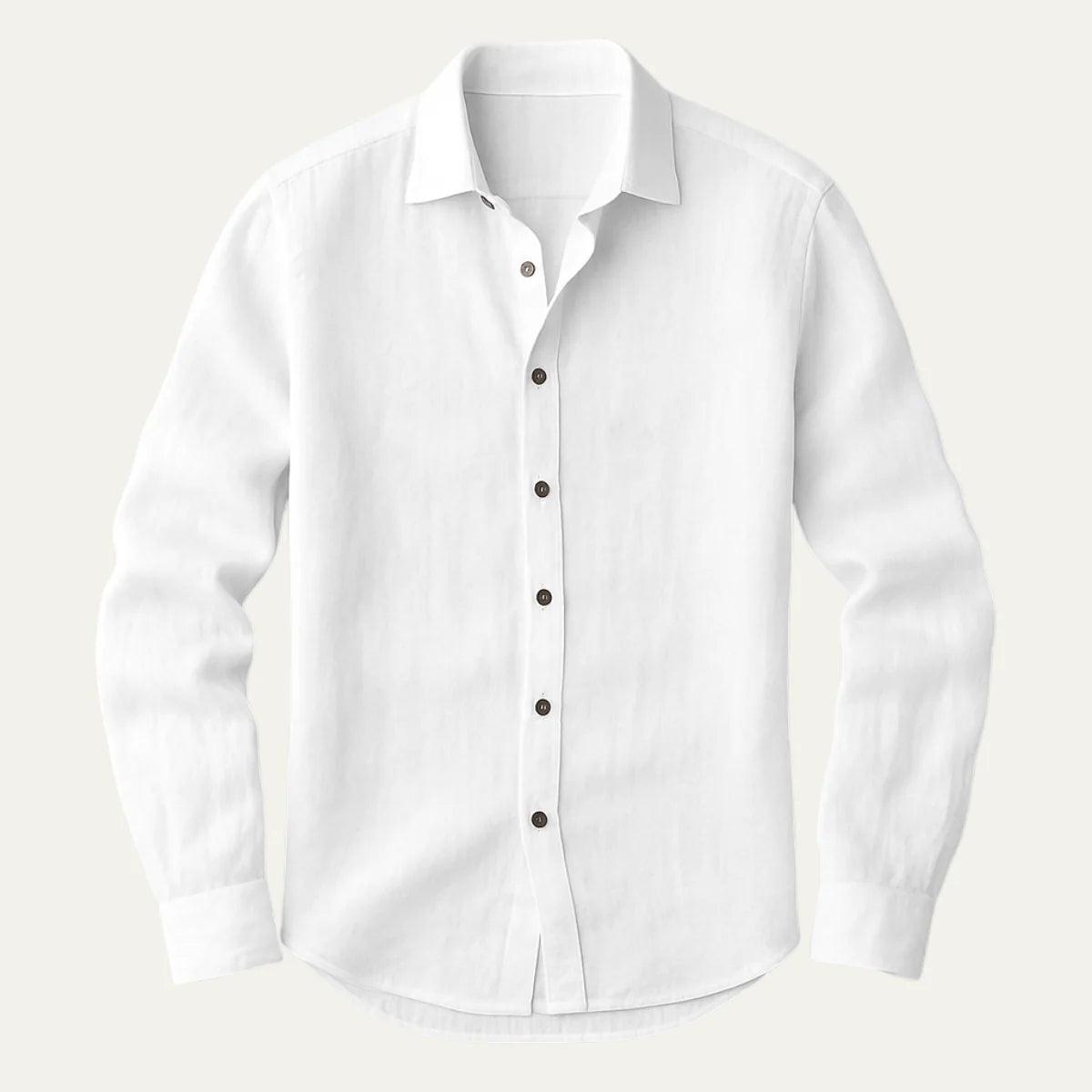 Men's Vintage Long-Sleeve Cotton Shirt