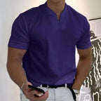 Refined Collar Polo Shirt for Men