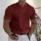 Refined Collar Polo Shirt for Men