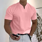 Refined Collar Polo Shirt for Men