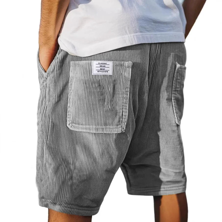 Refined Textured Tailored Shorts for Men