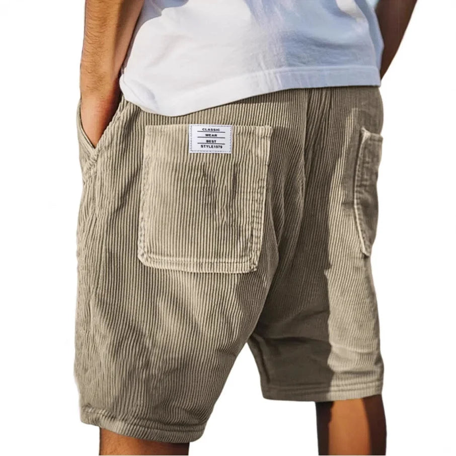 Refined Textured Tailored Shorts for Men