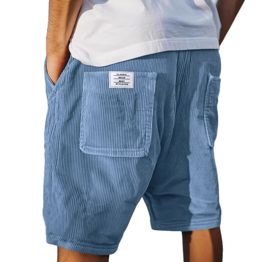 Refined Textured Tailored Shorts for Men
