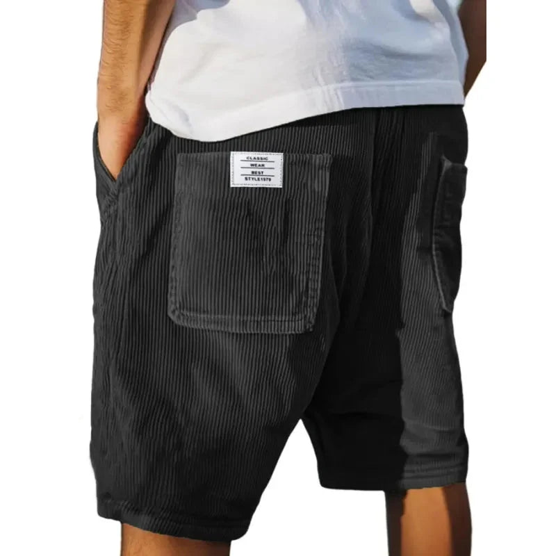 Refined Textured Tailored Shorts for Men