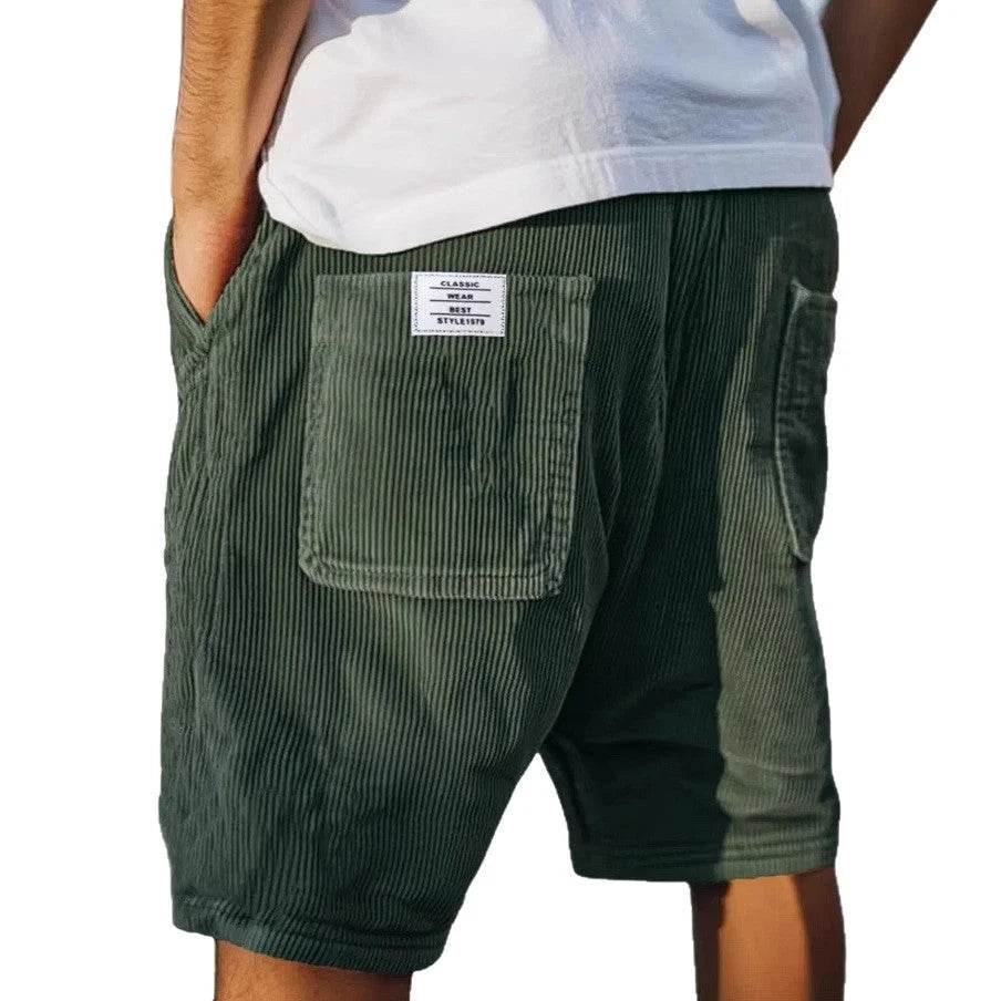 Refined Textured Tailored Shorts for Men