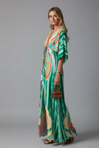 Serena Bellini Bohemian Resort Maxi Dress