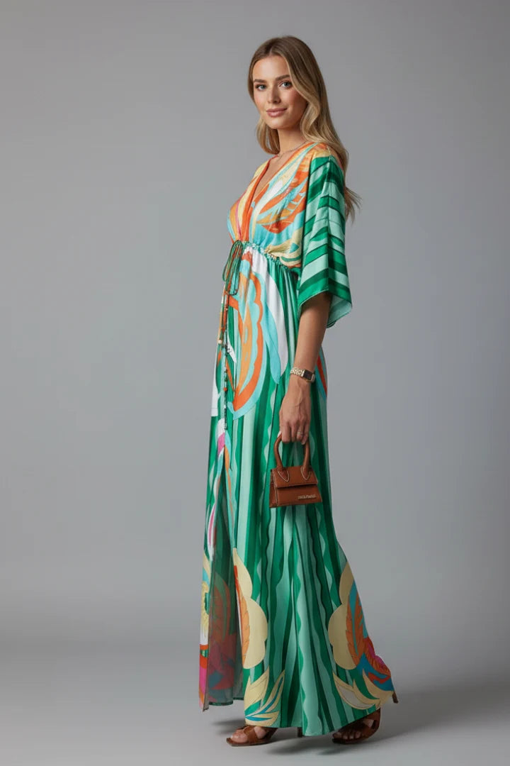 Serena Bellini Bohemian Resort Maxi Dress