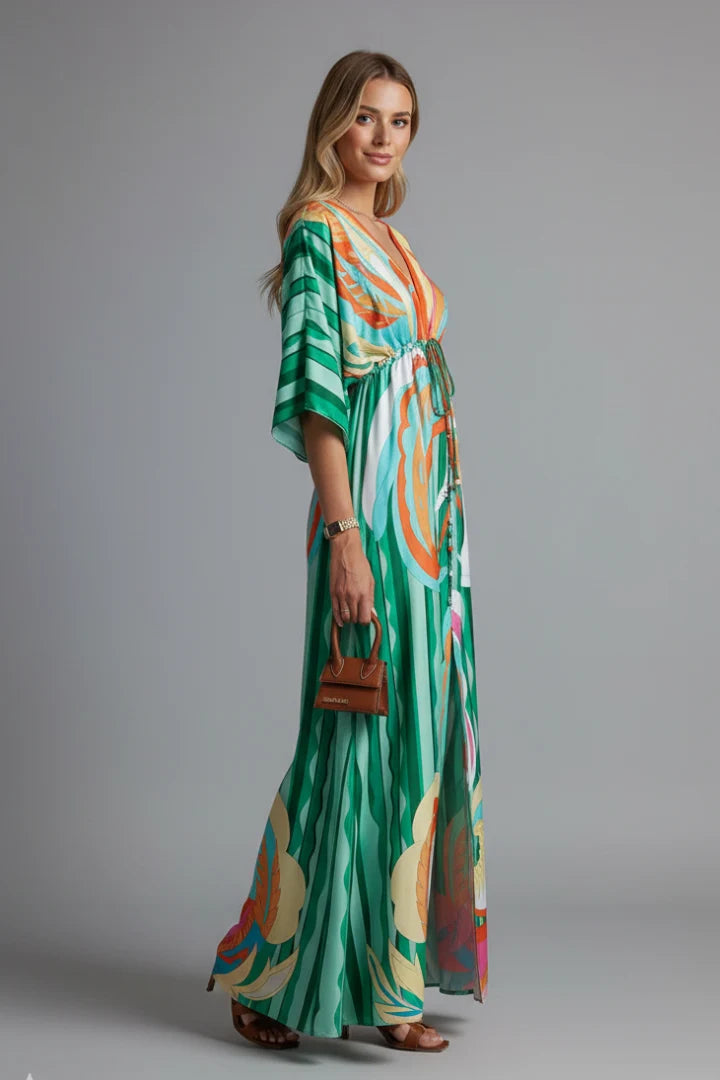 Serena Bellini Bohemian Resort Maxi Dress