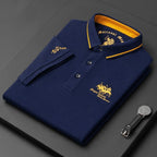 Stylish Button-Up Everyday Polo Shirt for Men