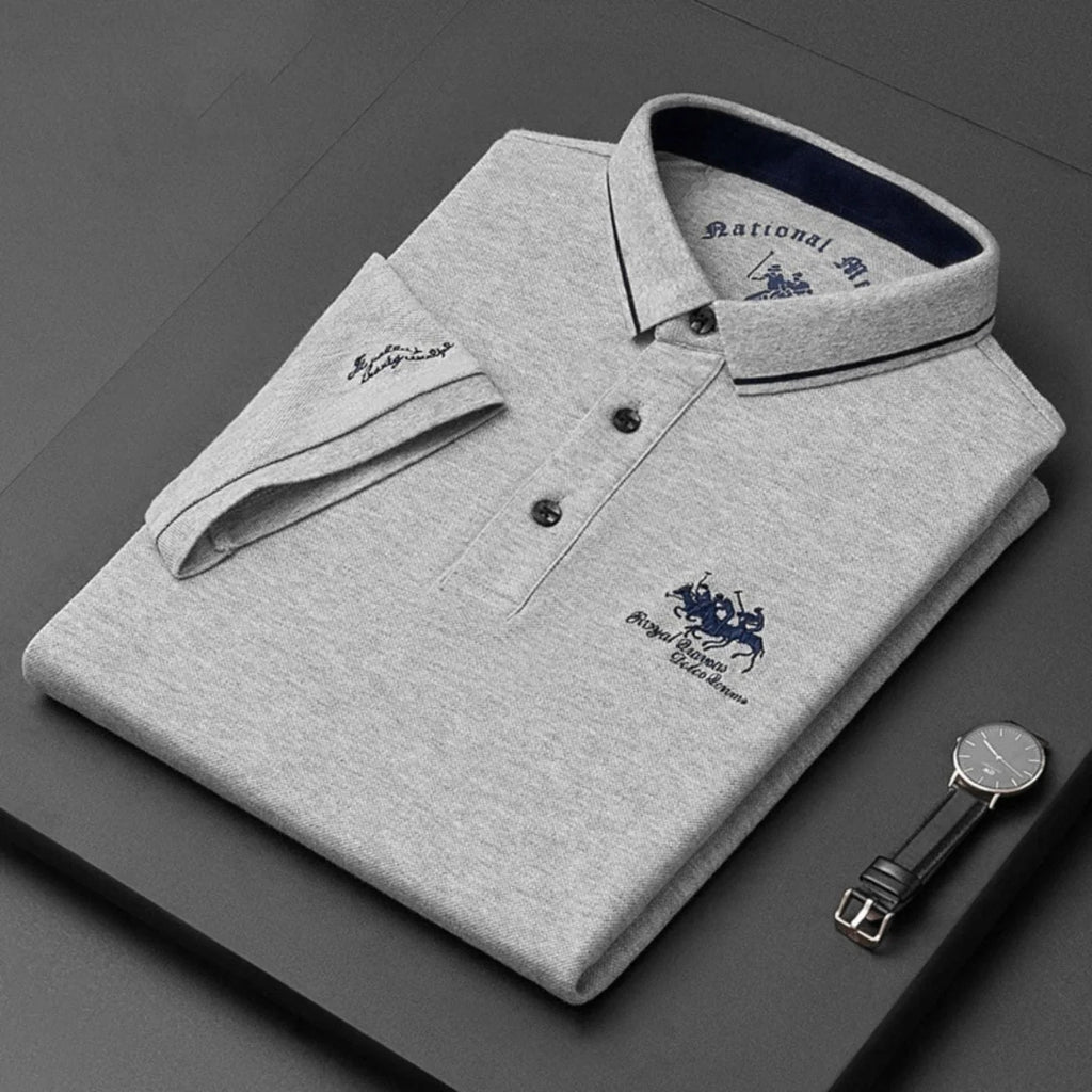 Stylish Button-Up Everyday Polo Shirt for Men