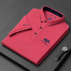 Stylish Button-Up Everyday Polo Shirt for Men