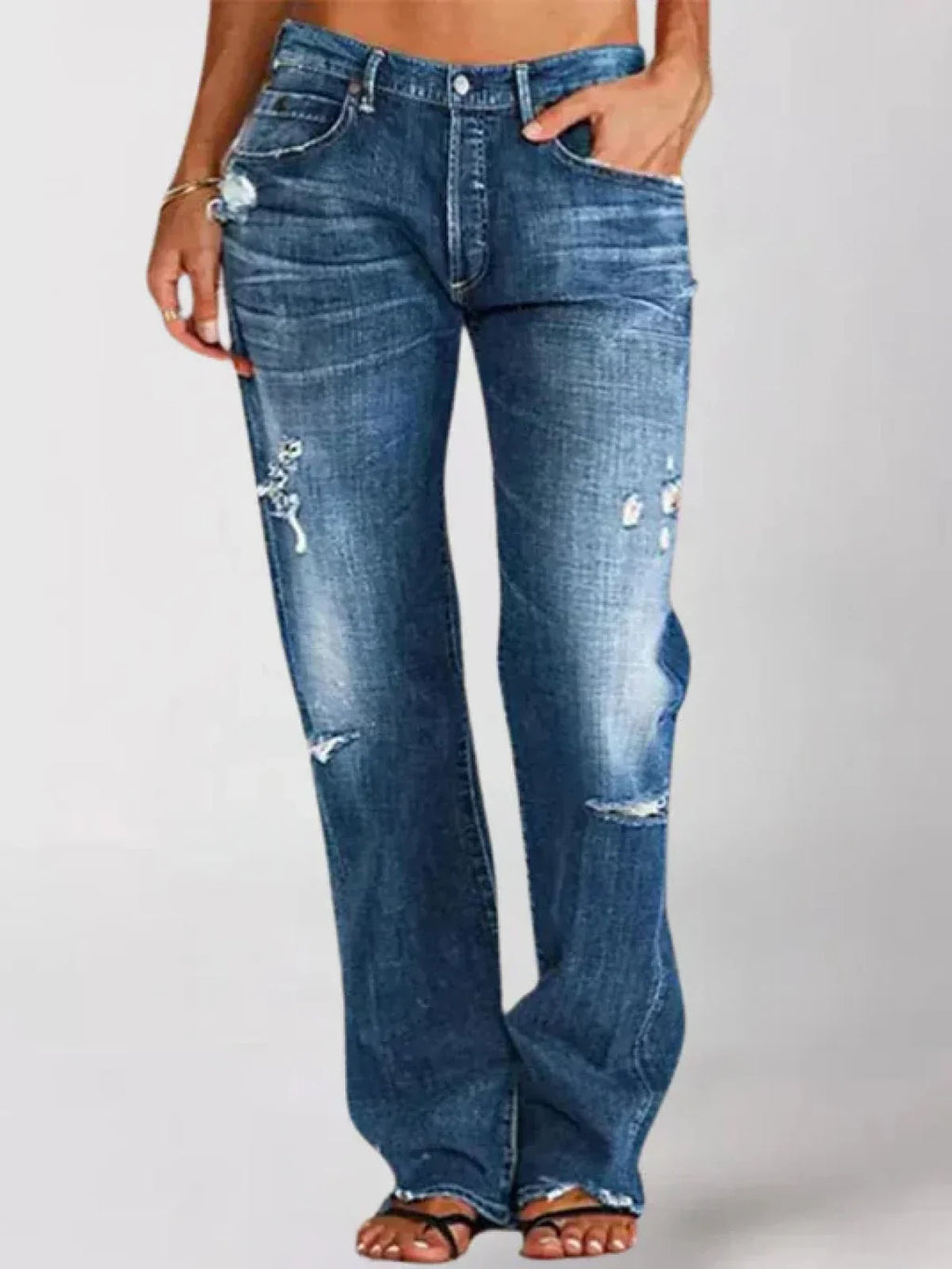 Stylish Low-Rise Jeans for Women