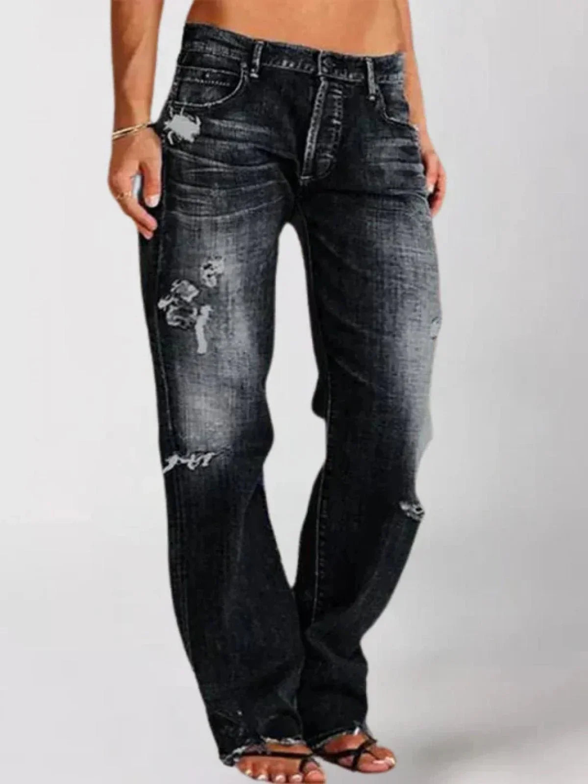 Stylish Low-Rise Jeans for Women