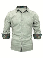 Tailored Button-Up Shirt for Men