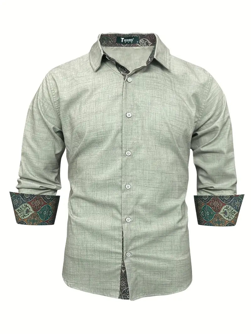 Tailored Button-Up Shirt for Men