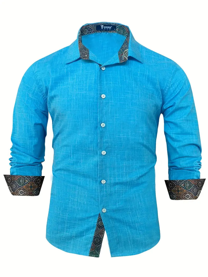 Tailored Button-Up Shirt for Men