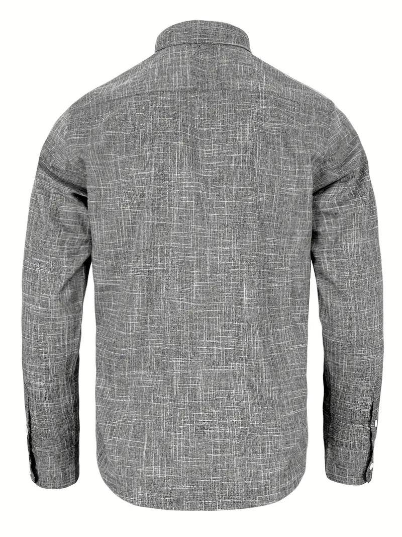 Tailored Button-Up Shirt for Men