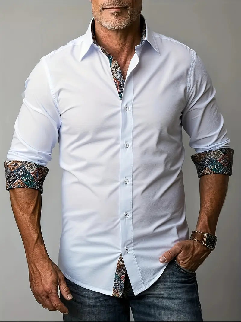 Tailored Button-Up Shirt for Men